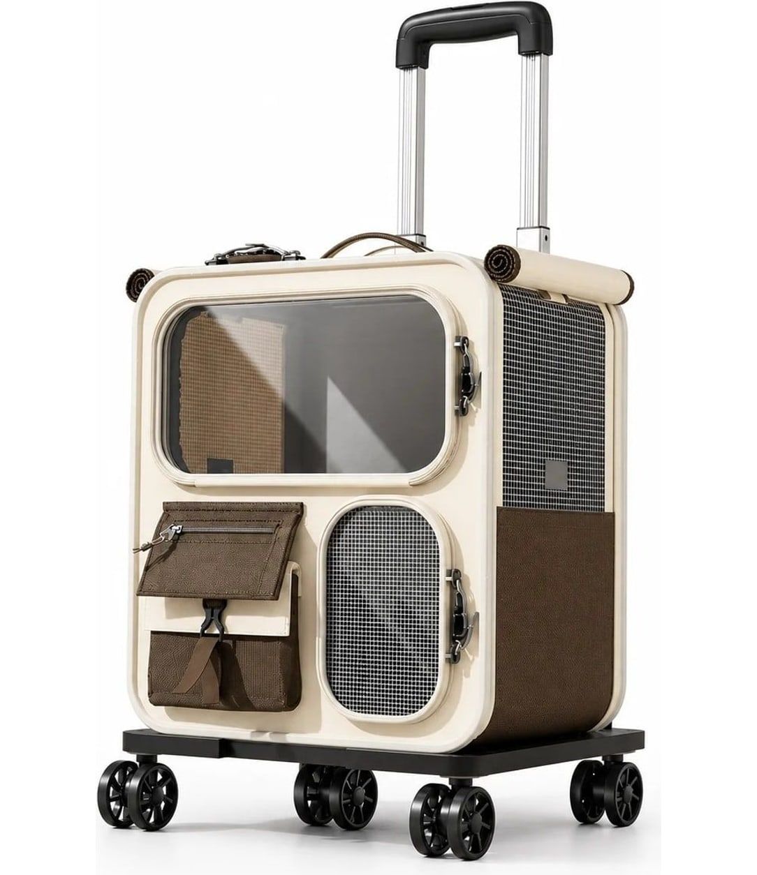 Transportadora con ruedas y asa telescópica