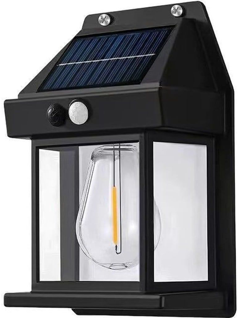Lámpara solar de pared para exteriores